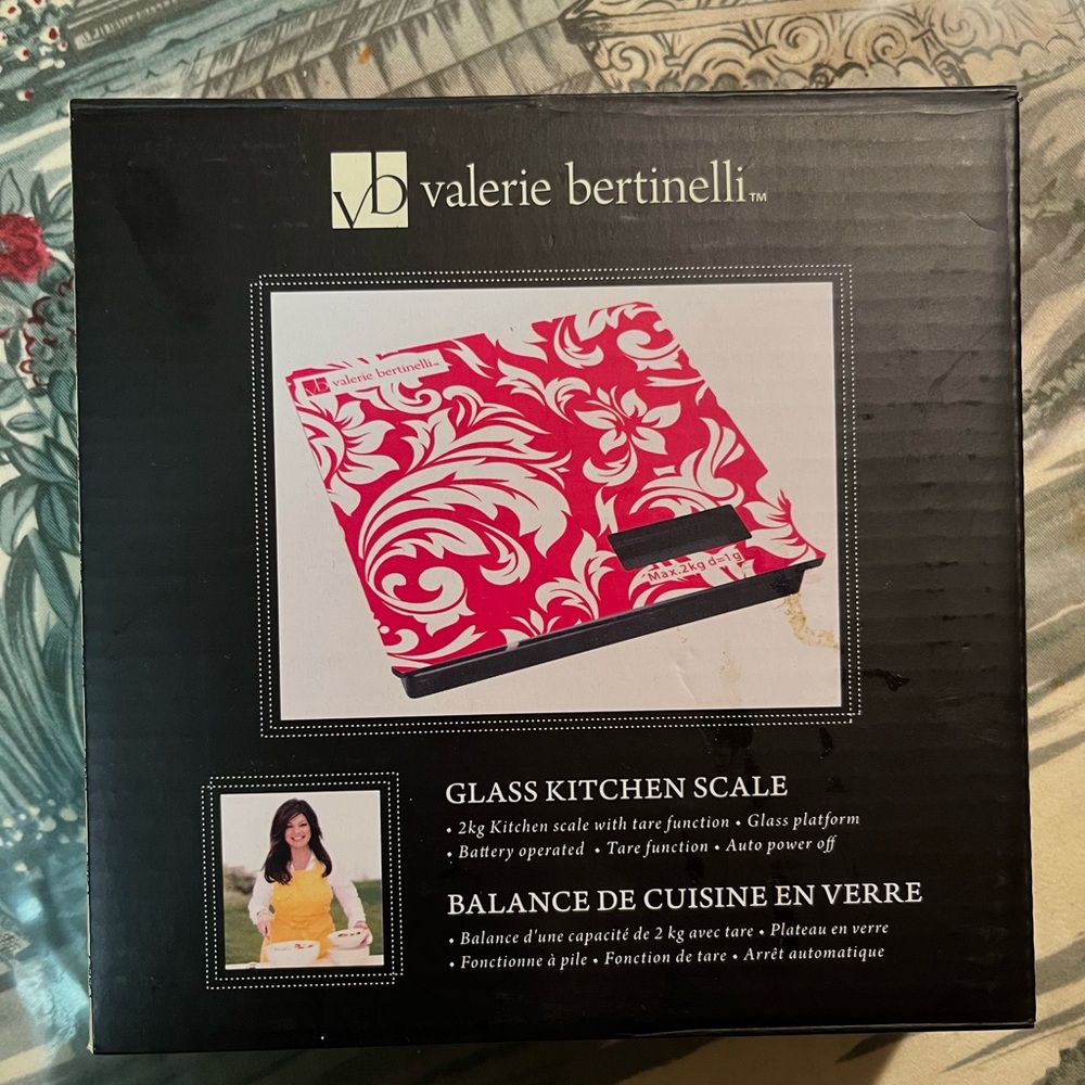 Valerie Bertinelli Glass Kitchen Scale